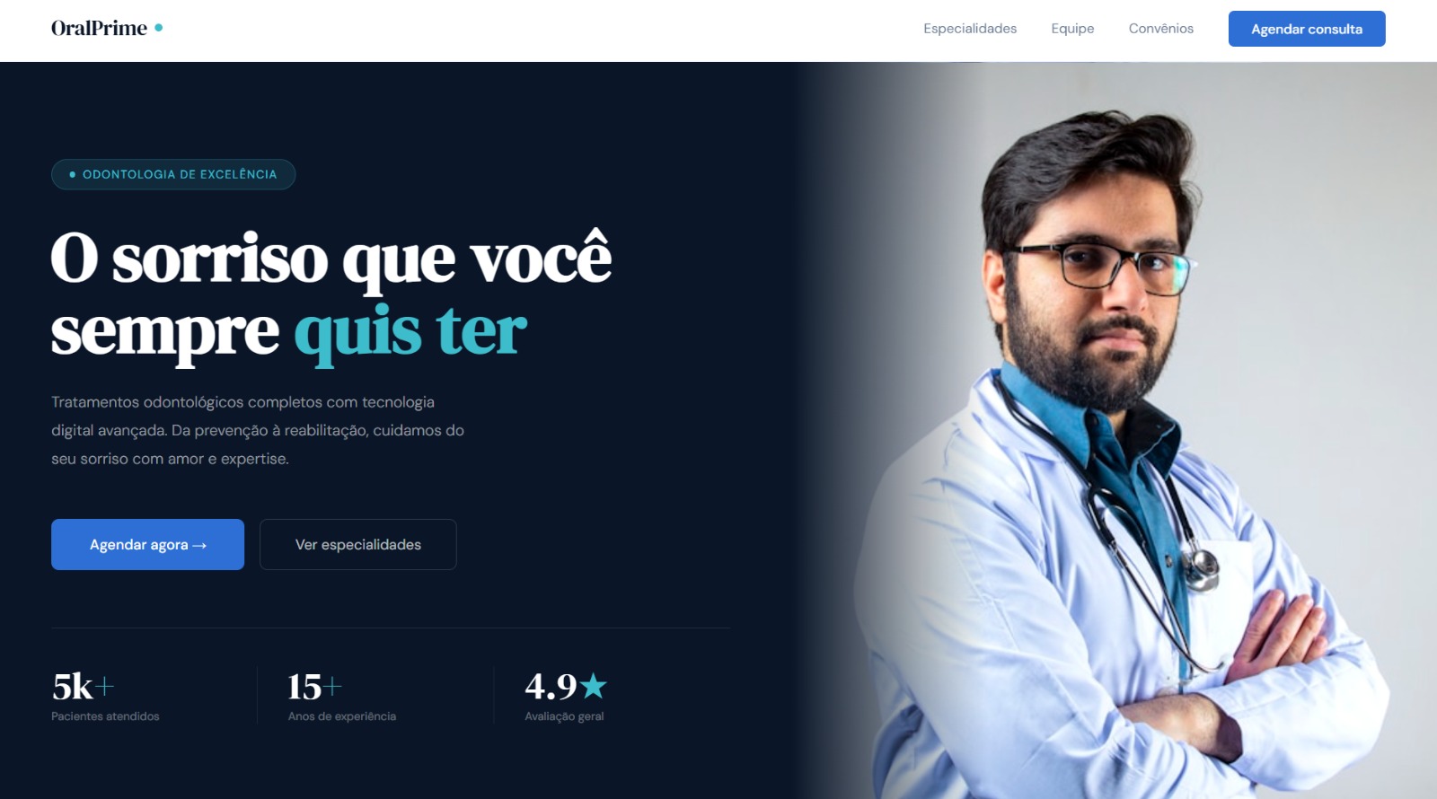 Landing Page Dentista